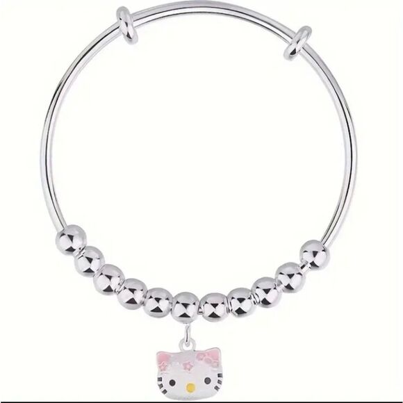 Hello Kitty Jewelry - Sanrio Hello Kitty Silver Bangle Bracelet